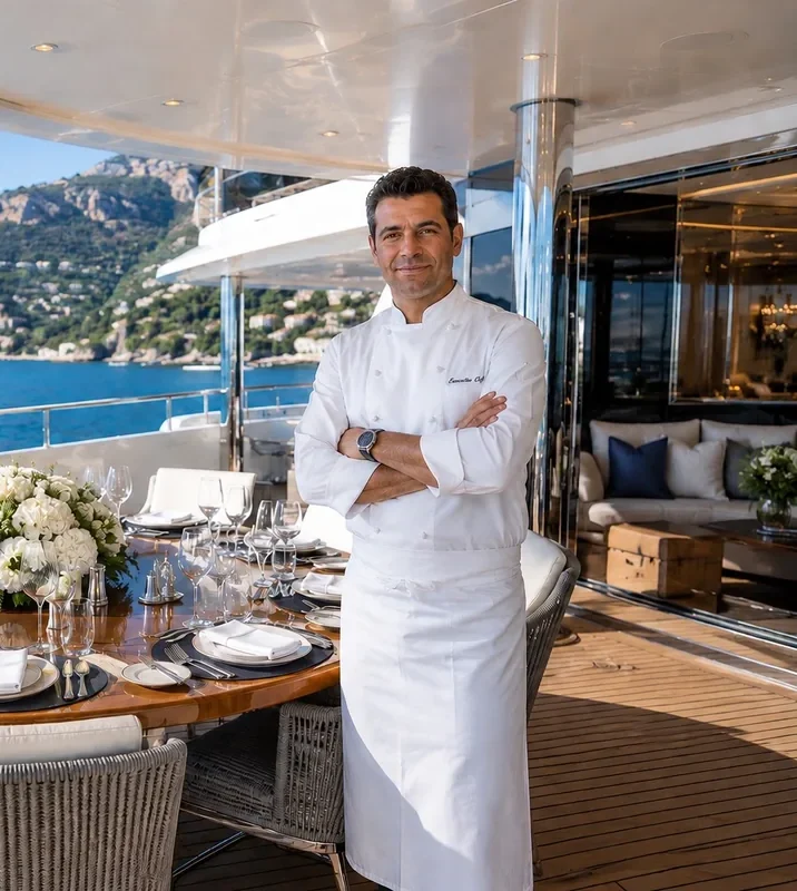 Private Chef on Mega Yacht
