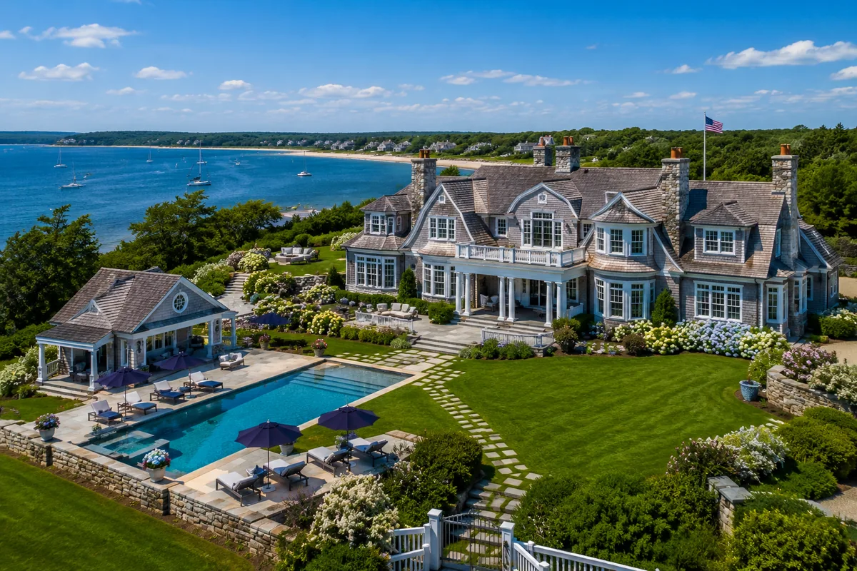 Hire a private chef in Martha's Vineyard: a luxury Martha's Vineyard estate served by Private Chefs Inc.