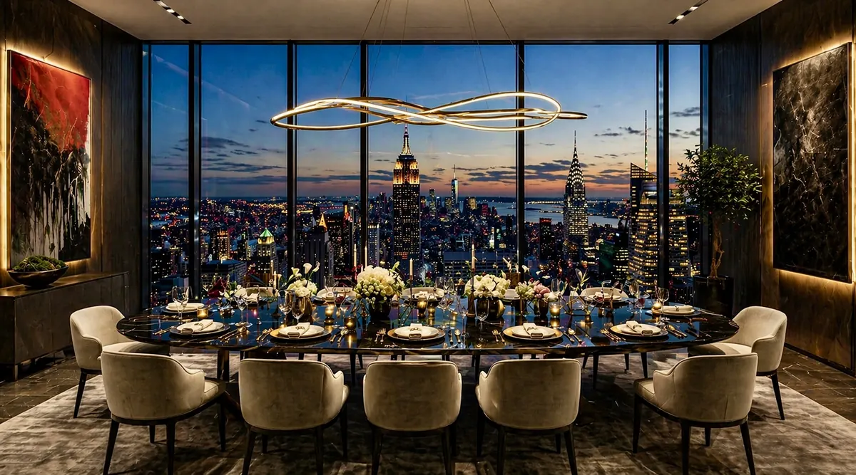 Hire a private chef in New York: a luxury New York estate served by Private Chefs Inc.
