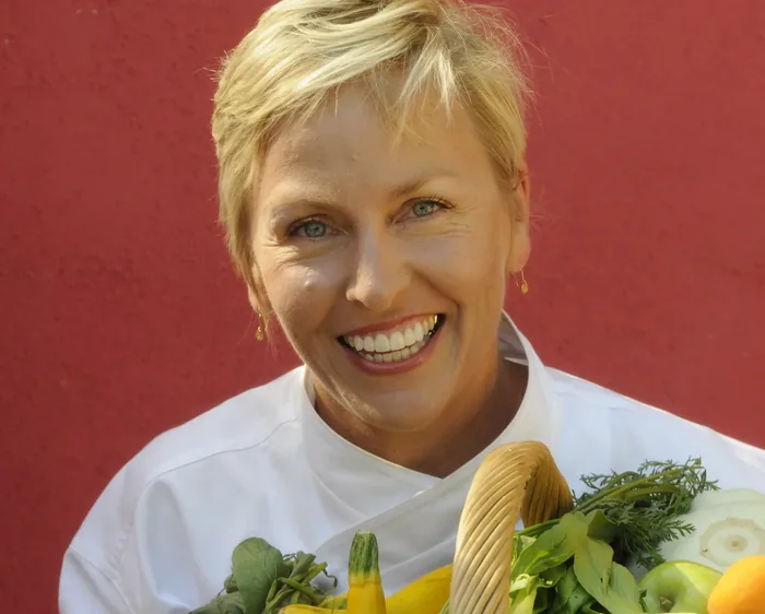 Plant-forward private chef with fresh produce in Los Angeles