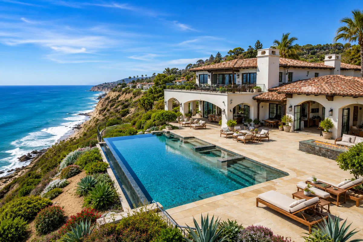 Hire a private chef in San Diego: a luxury San Diego estate served by Private Chefs Inc.