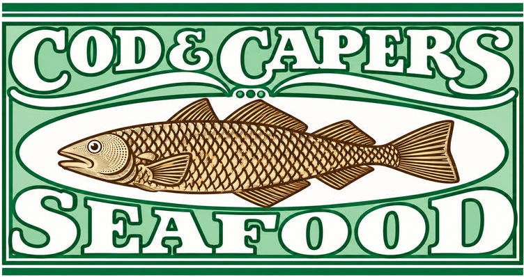 Cod & Capers Seafood logo